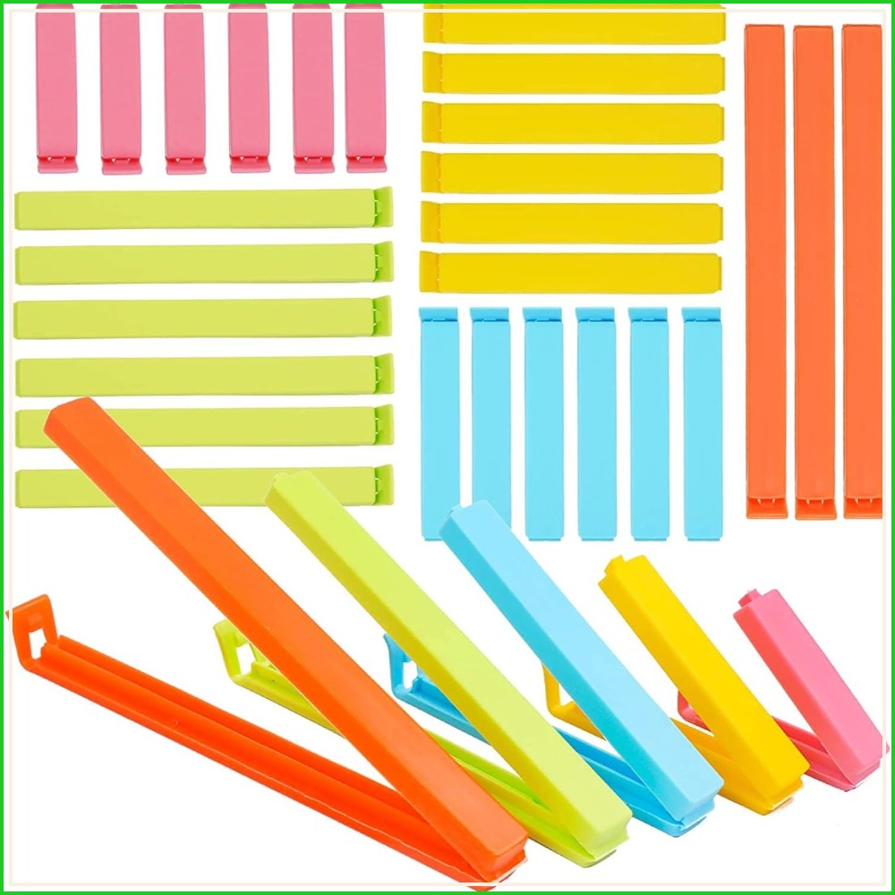 Food Snacks Images - 27pcs Plastic Bag Sealing Clips, Assorted