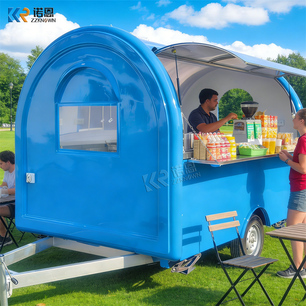 Street Food Snacks - Commercial Fast Food Trailer Mobile Portable