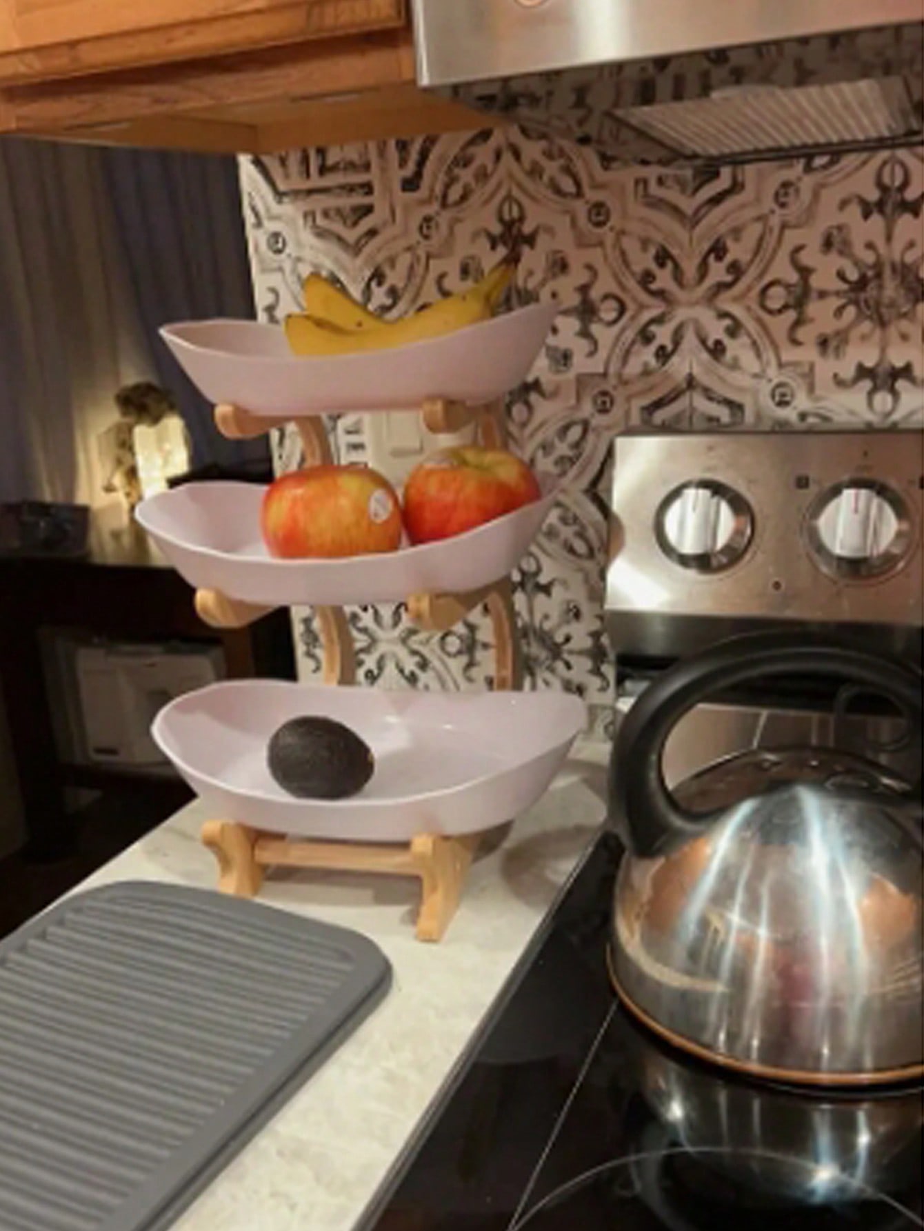 Luxury 3-Tier Wooden Fruit Bas – Snacks Food Gift Baskets Bewertung und Preis