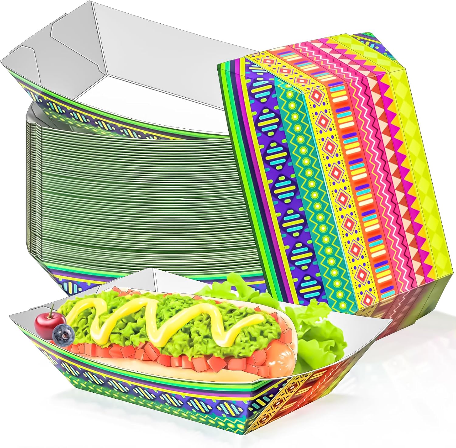 50 Pack Mexican Kraft Paper Fo – Food Snacks Images Bewertung und Preis