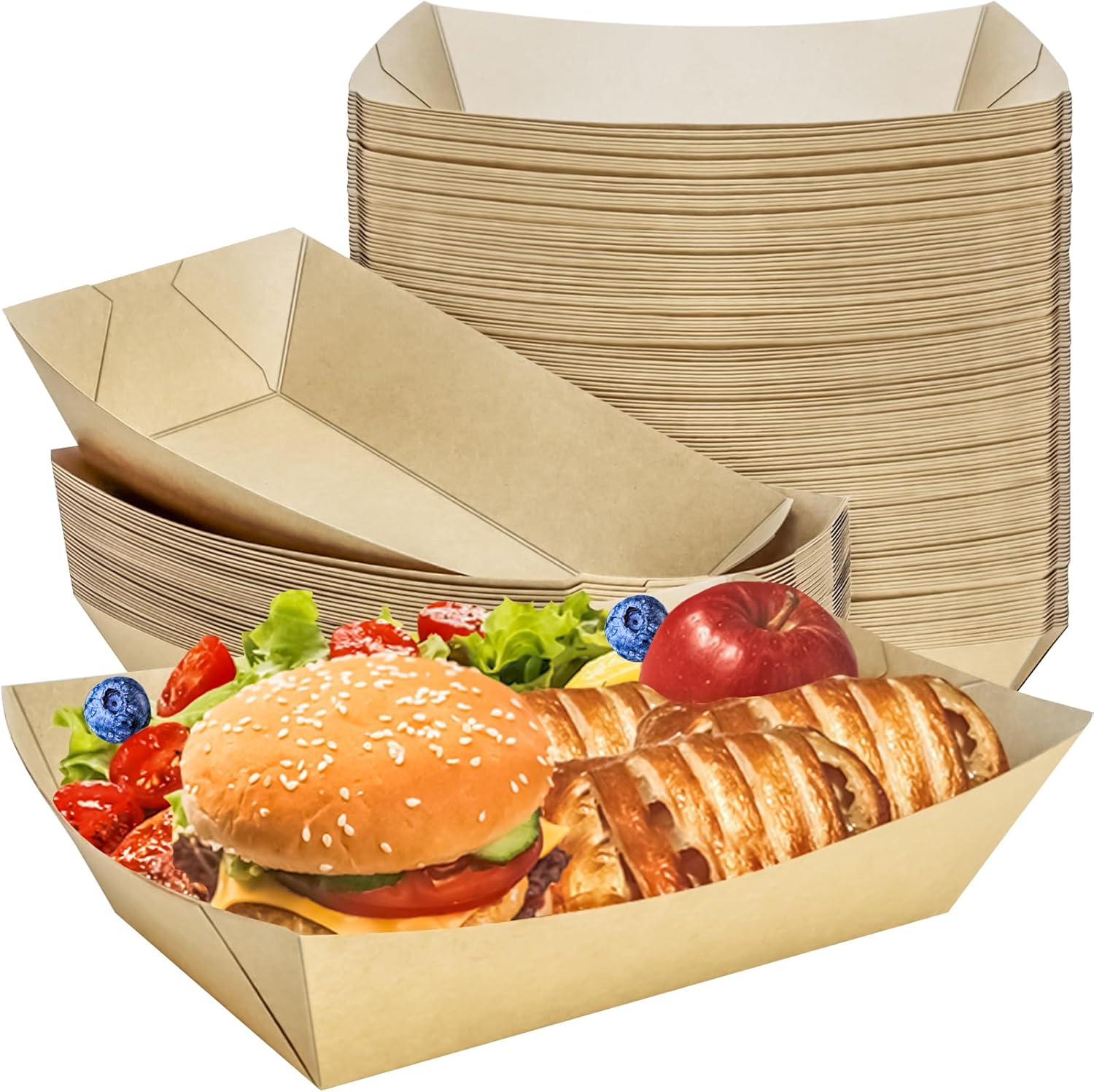50 Pack 5LB Kraft Paper Food B – Food Snacks Images Bewertung und Preis