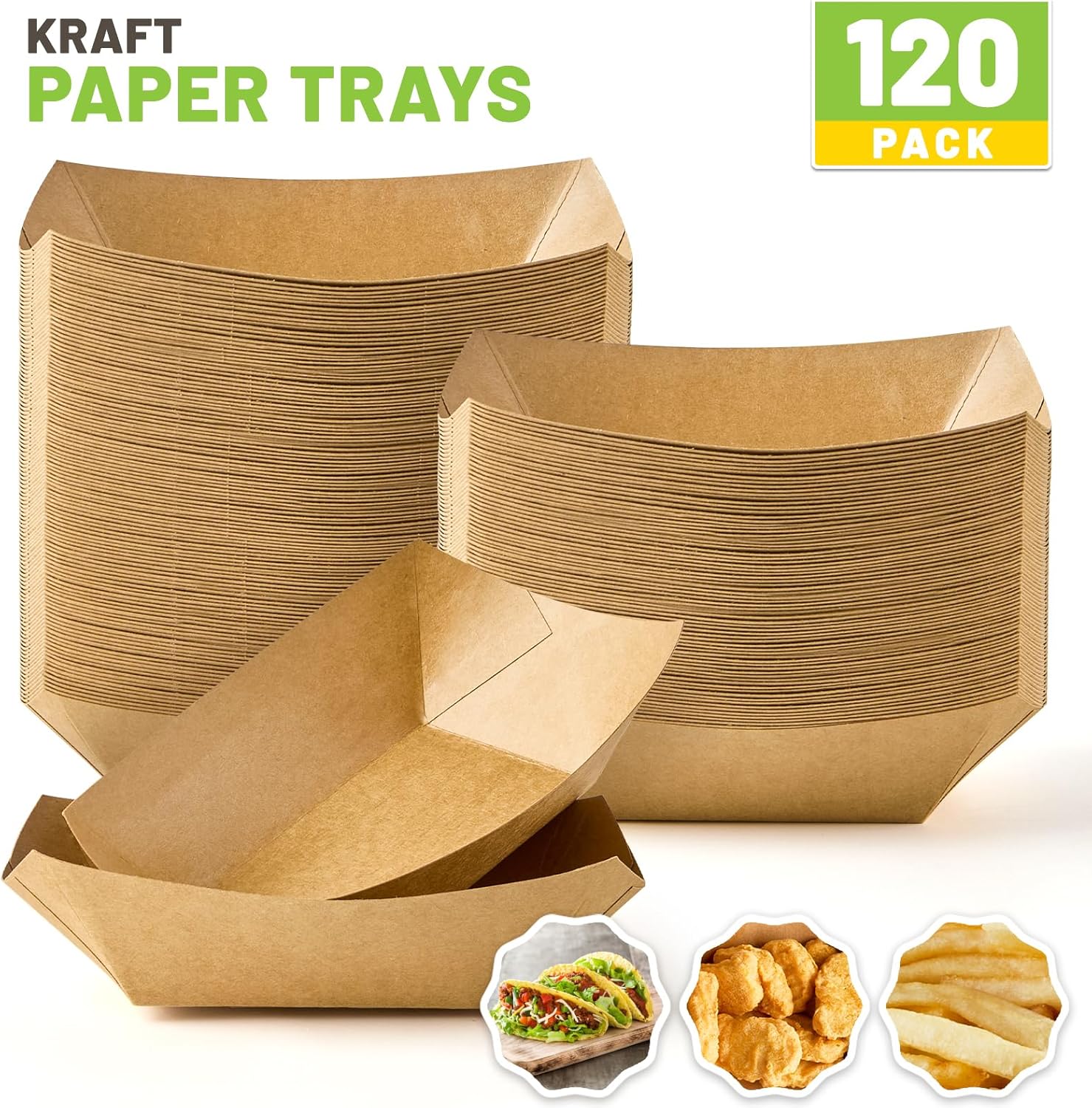 1/2 Lb Small Paper Food Trays  – Food Snacks Images Bewertung und Preis