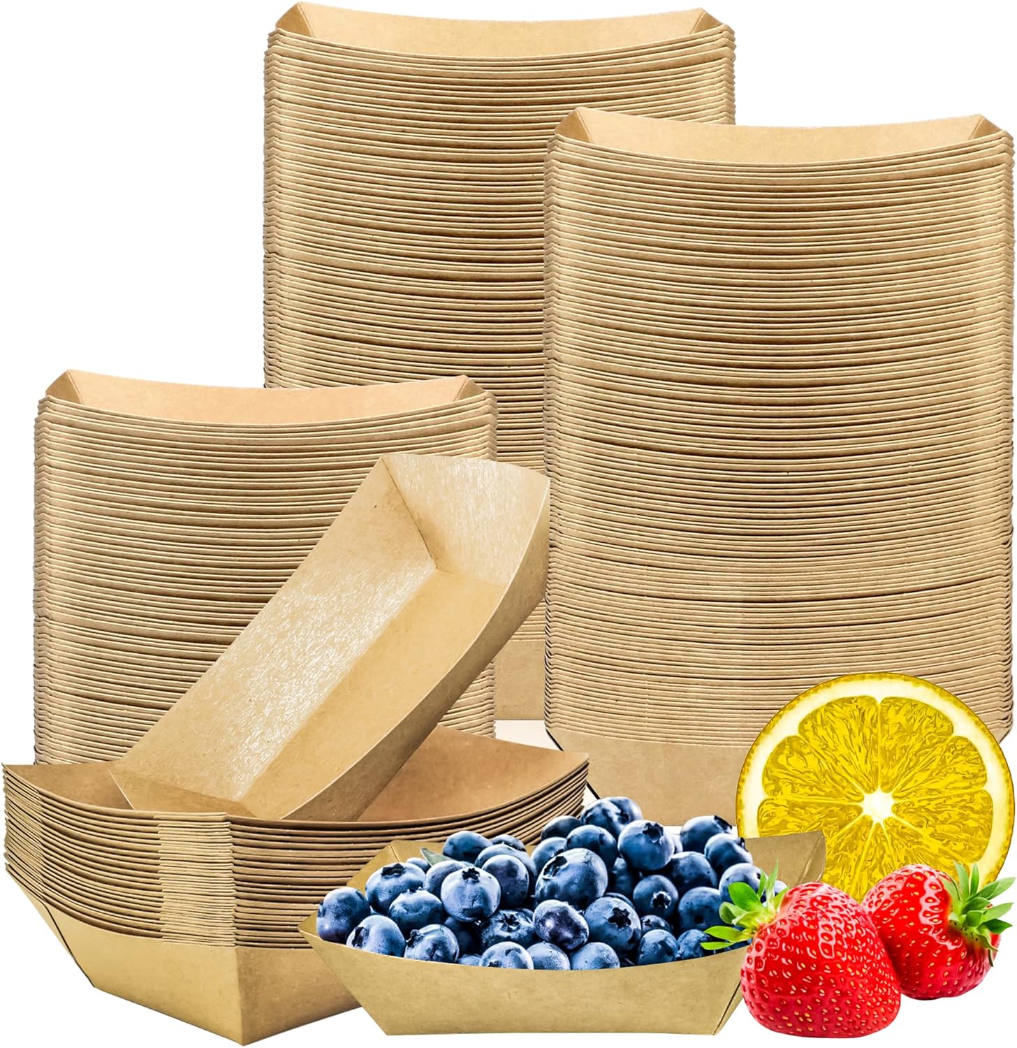 200 Pack Small Paper Food Tray – Food Snacks Images Bewertung und Preis