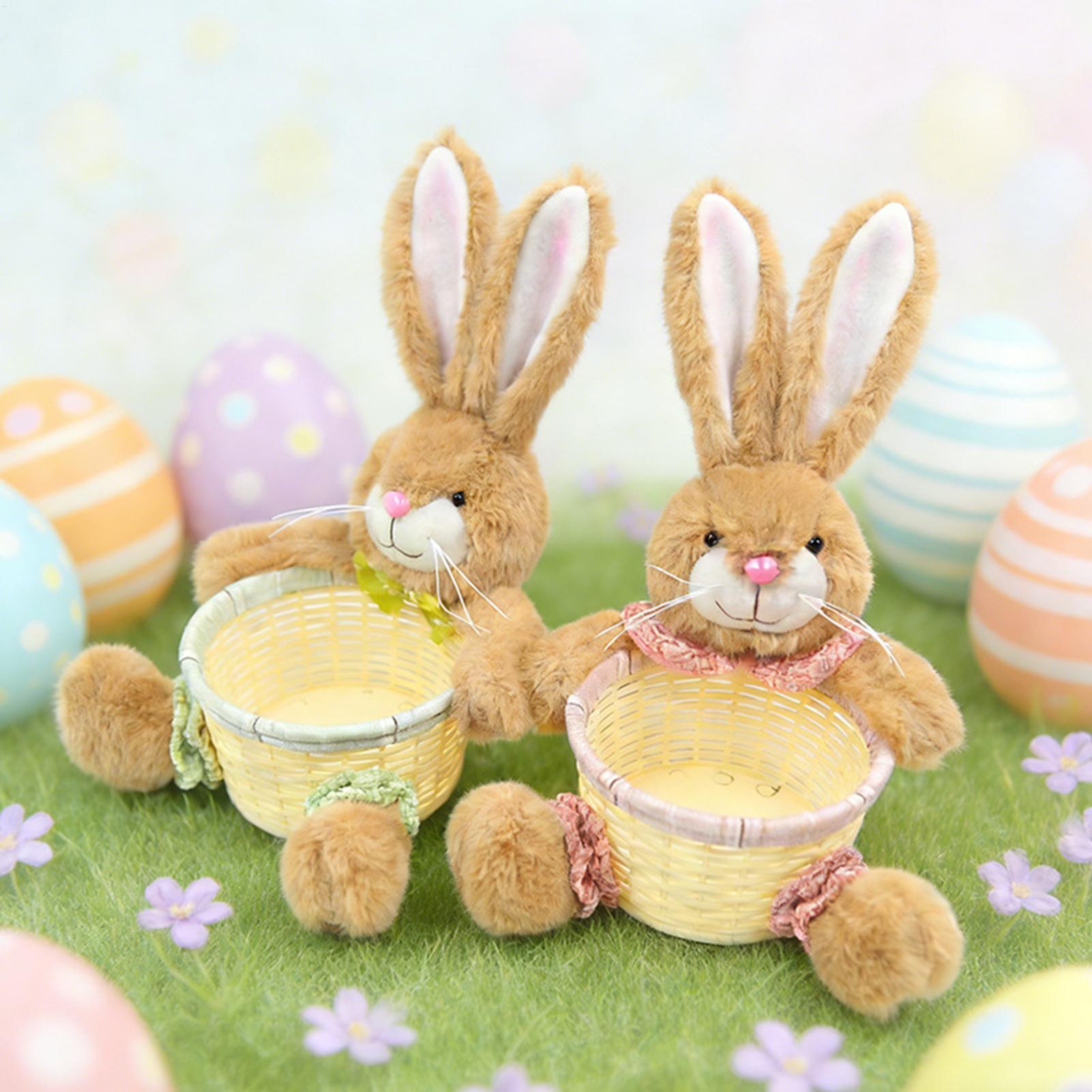 Easter Bunny Basket Rabbits Sh – Snacks Food Gift Baskets Bewertung und Preis