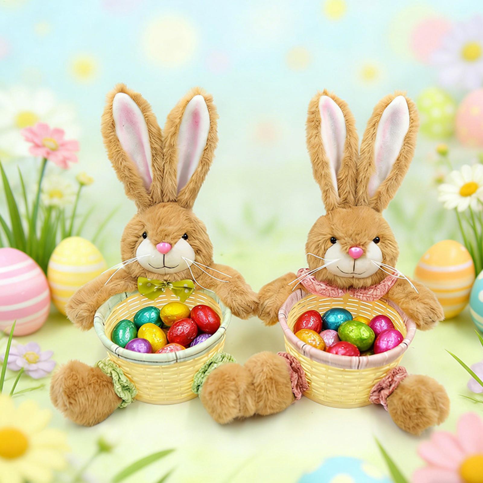 Easter Bunny Basket Rabbits Sh – Snacks Food Gift Baskets Bewertung und Preis