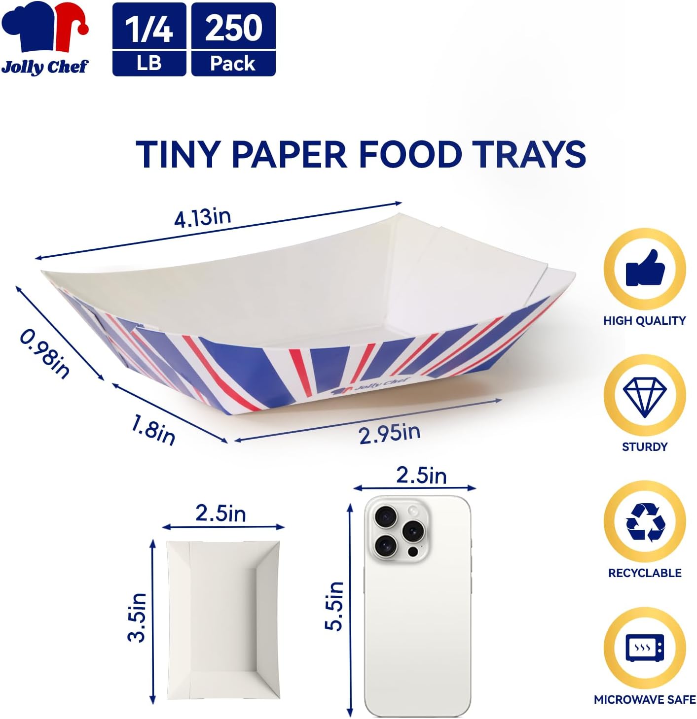 250 Pack 1/4 Lb Paper Food Tra – Food Snacks Images Bewertung und Preis