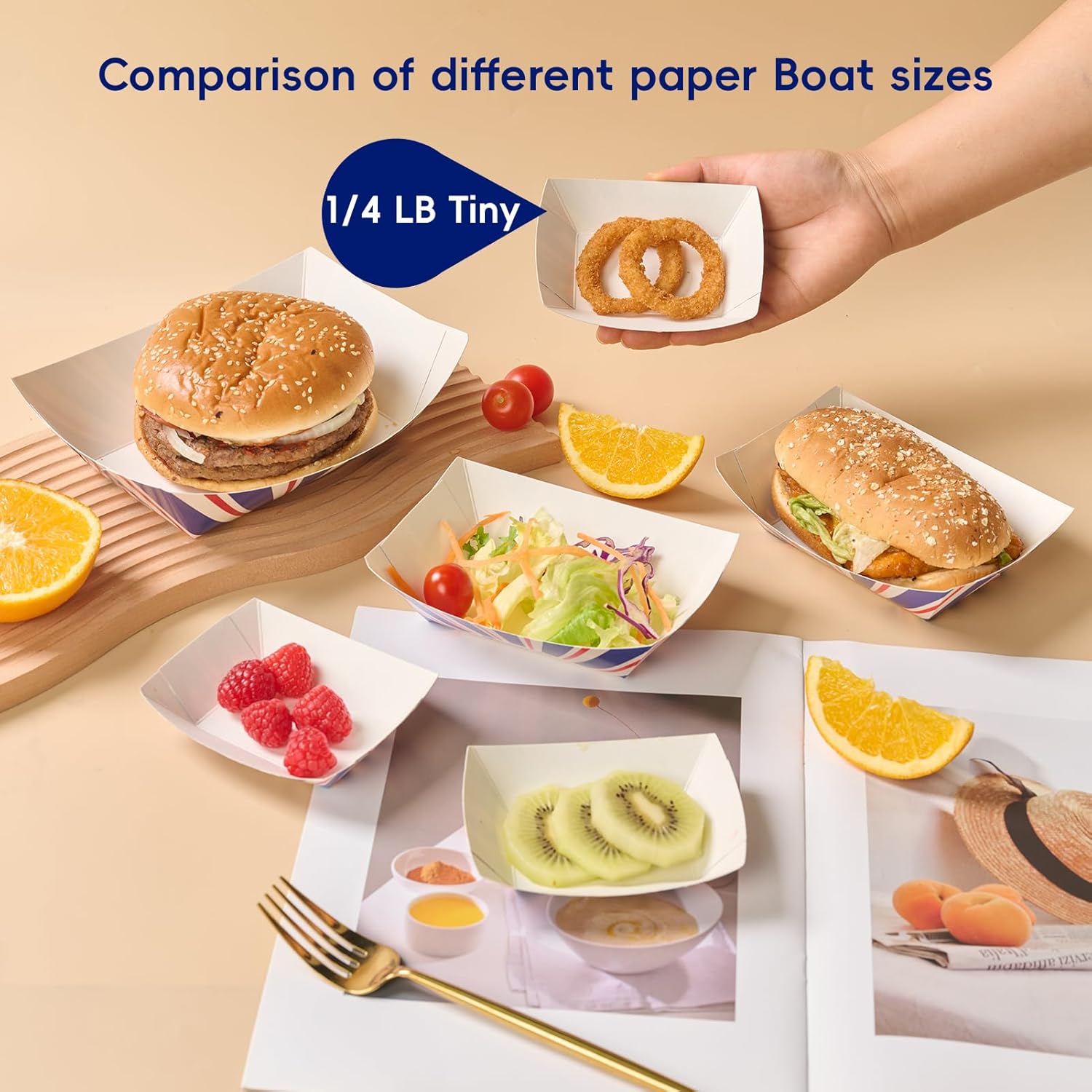 250 Pack 1/4 Lb Paper Food Tra – Food Snacks Images Bewertung und Preis