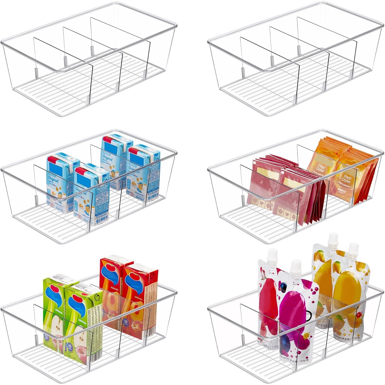 6 Pack Clear Plastic Food Stor – Food Snacks Images Bewertung und Preis