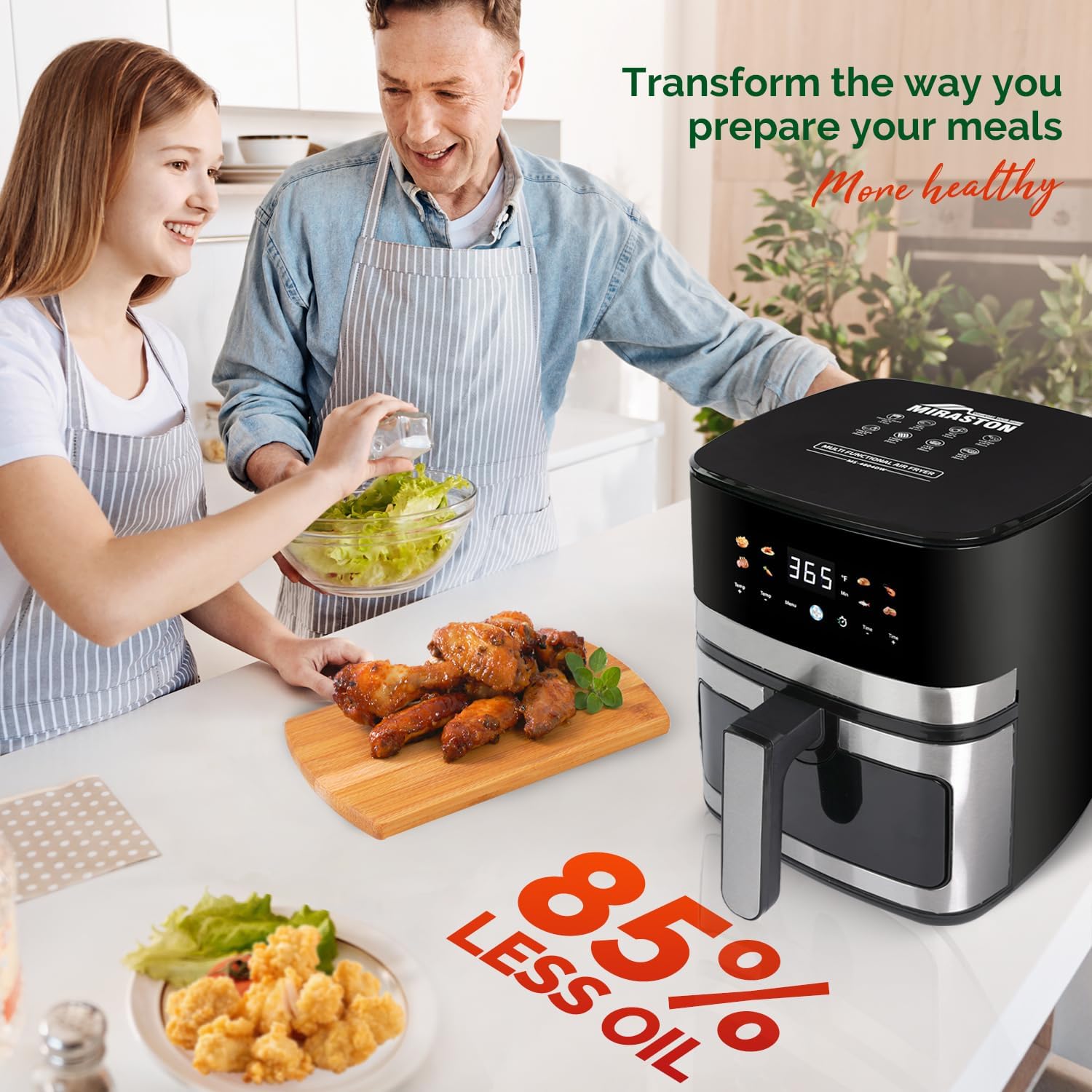 5.8QT Digital Air Fryer with V – Food Snacks Images Bewertung und Preis