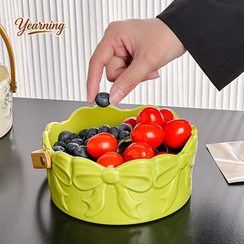 High End Bow Handle Ceramic Fr – Snacks Food Gift Baskets Bewertung und Preis