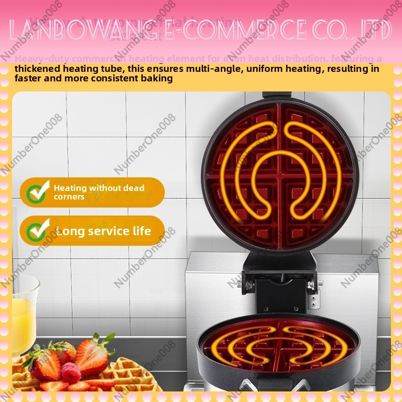 Rotating Waffle Maker Griddle  – Street Food Snacks Bewertung und Preis