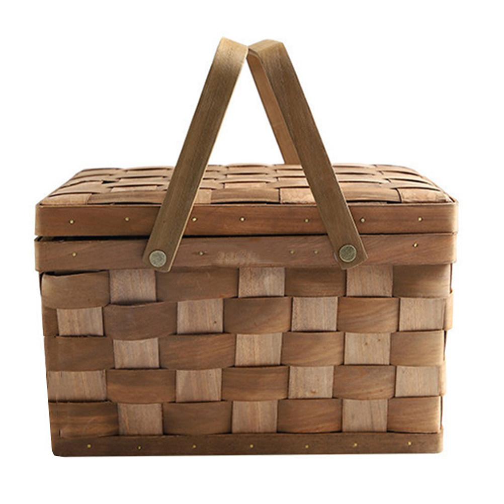 Wooden Woven Storage Basket fo – Snacks Food Gift Baskets Bewertung und Preis