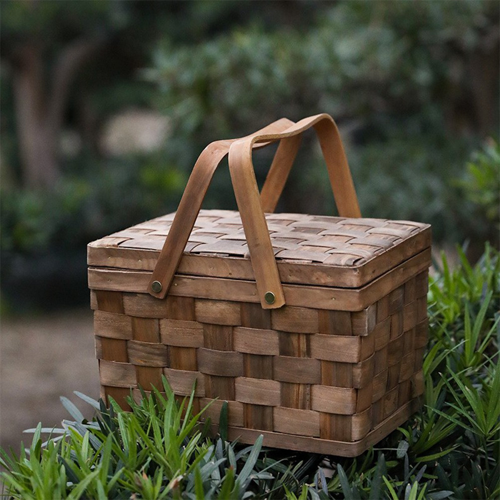 Wooden Woven Storage Basket fo – Snacks Food Gift Baskets Bewertung und Preis