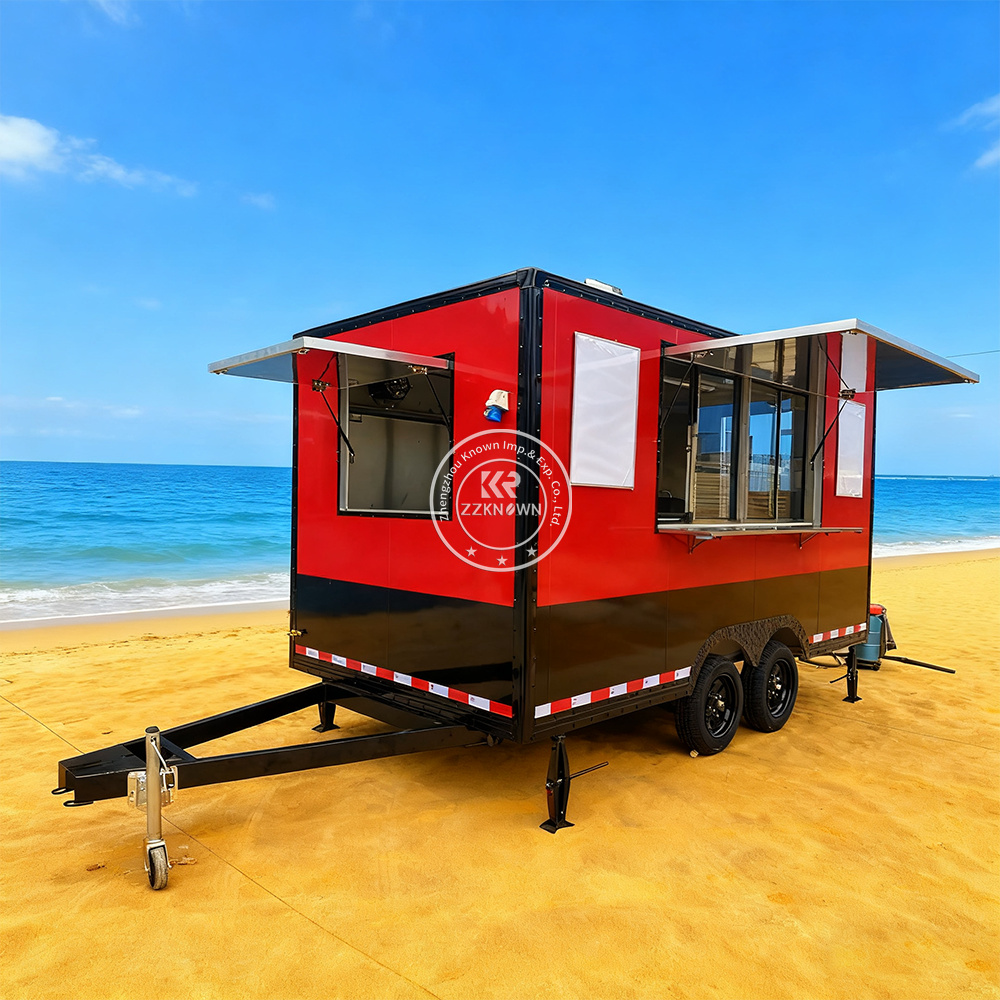 New Food Truck Trailer for Sal – Street Food Snacks Bewertung und Preis
