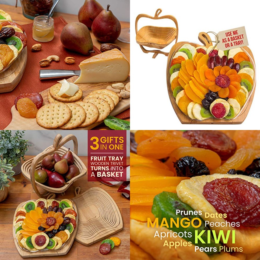 Dried Fruit Gift Basket - Heal – Snacks Food Gift Baskets Bewertung und Preis
