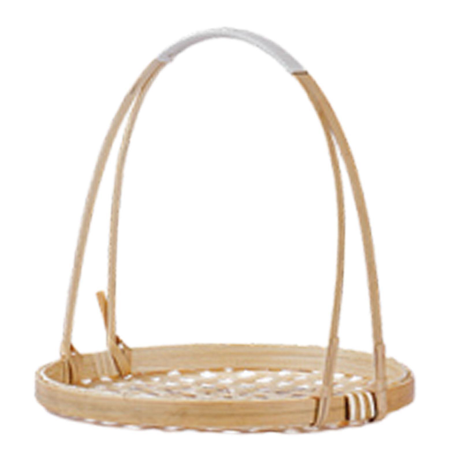 Woven Bamboo Snack Stand Food  – Snacks Food Gift Baskets Bewertung und Preis