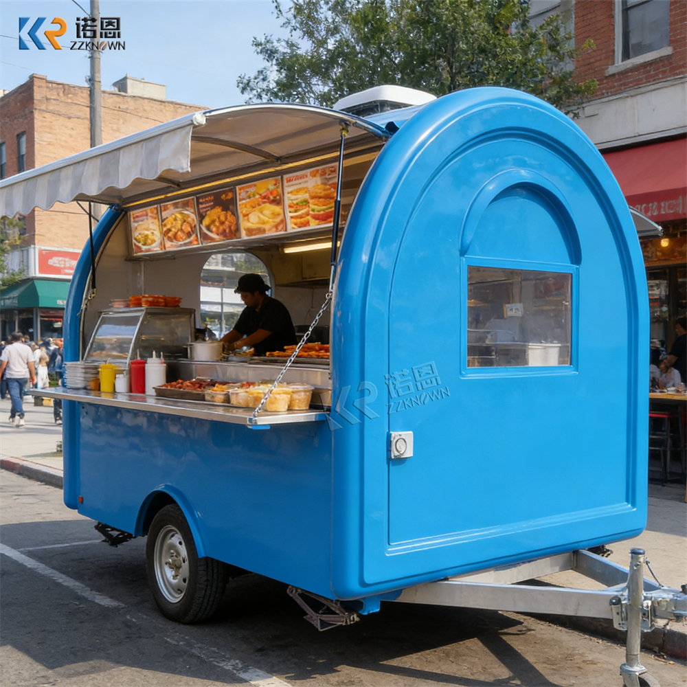 Commercial Fast Food Trailer M – Street Food Snacks Bewertung und Preis