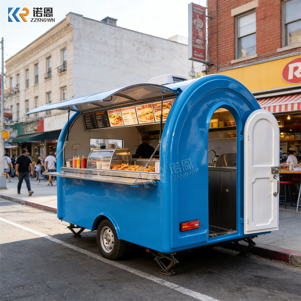 Commercial Fast Food Trailer M – Street Food Snacks Bewertung und Preis