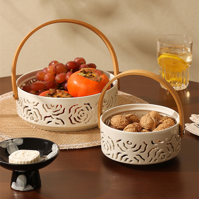 Ceramic Hollow Basket Fruit Pl – Snacks Food Gift Baskets Bewertung und Preis