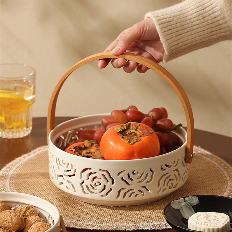 Ceramic Hollow Basket Fruit Pl – Snacks Food Gift Baskets Bewertung und Preis