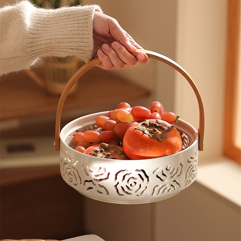 Ceramic Hollow Basket Fruit Pl – Snacks Food Gift Baskets Bewertung und Preis