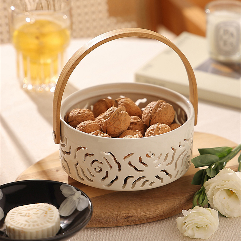 Ceramic Hollow Basket Fruit Pl – Snacks Food Gift Baskets Bewertung und Preis
