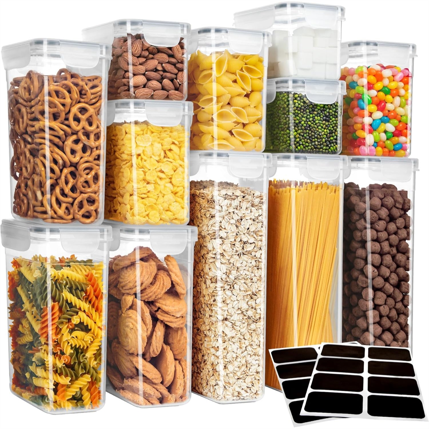 12 Pack Airtight Food Storage  – Food Snacks Images Bewertung und Preis