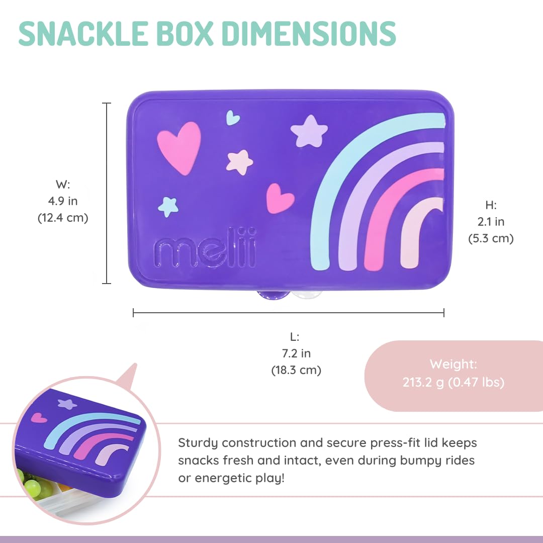 6-Compartment Snackle Box with – Food Snacks Images Bewertung und Preis