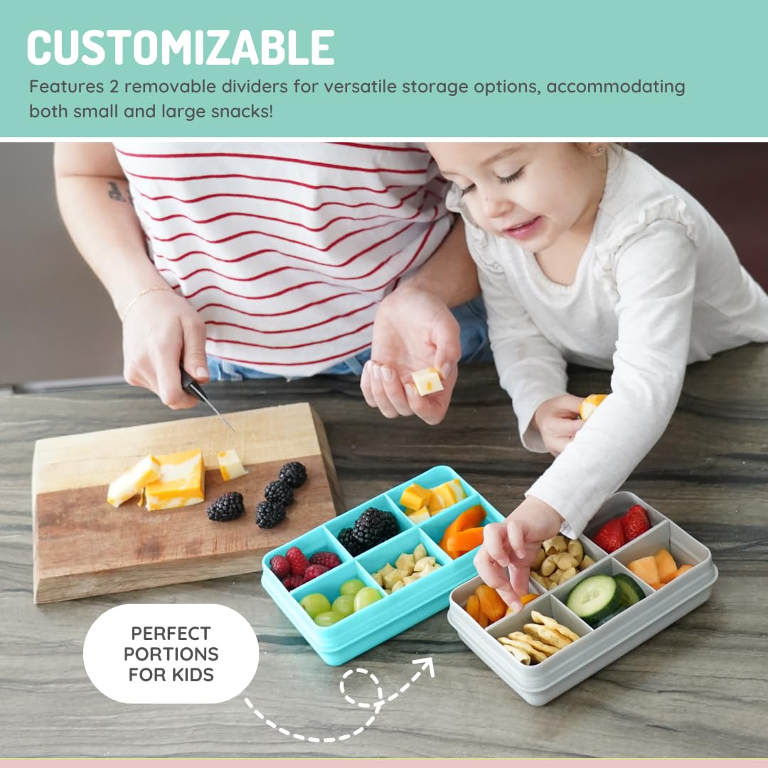 6-Compartment Snackle Box with – Food Snacks Images Bewertung und Preis